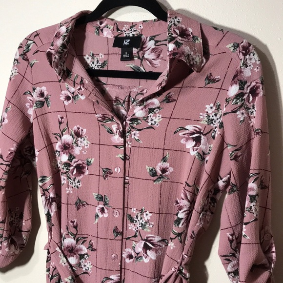 IZ Byer Flowered Dress - Picture 2 of 8